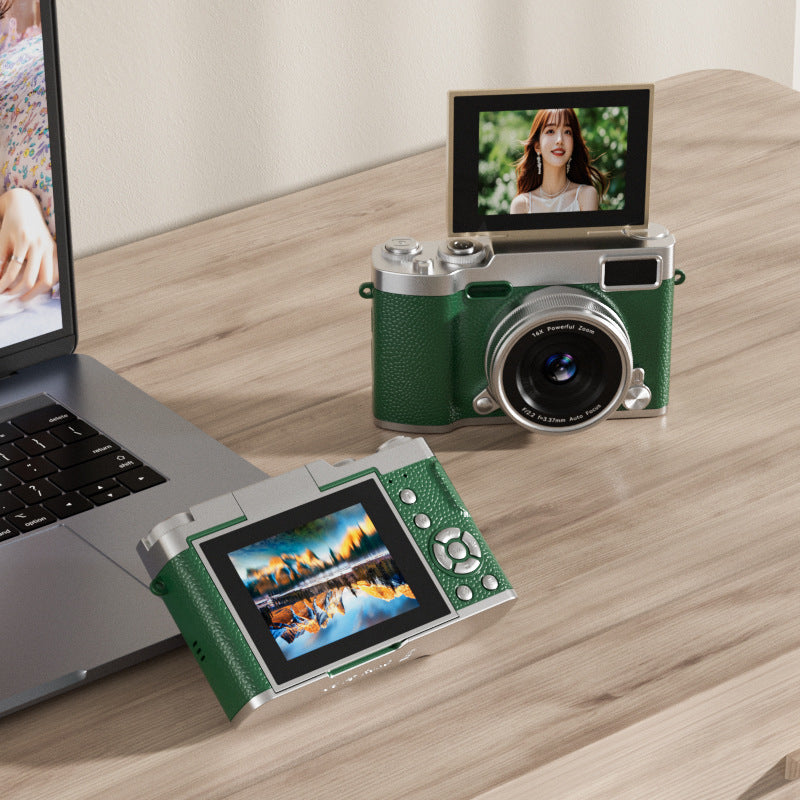 Flip-Up 4K Ultra Clear Digital Camera Wide-Angle Lens