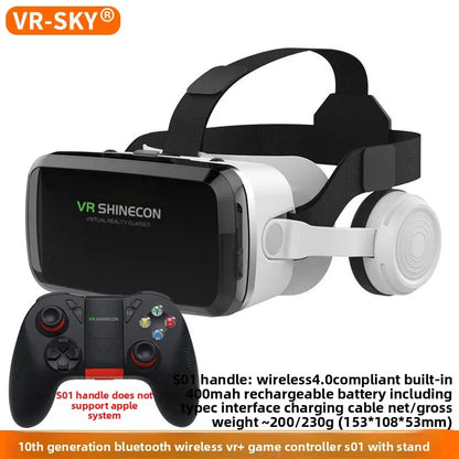 Wireless Bluetooth VR Headset G04BS - 3D Virtual Reality Game Helmet - ZeeTec Store