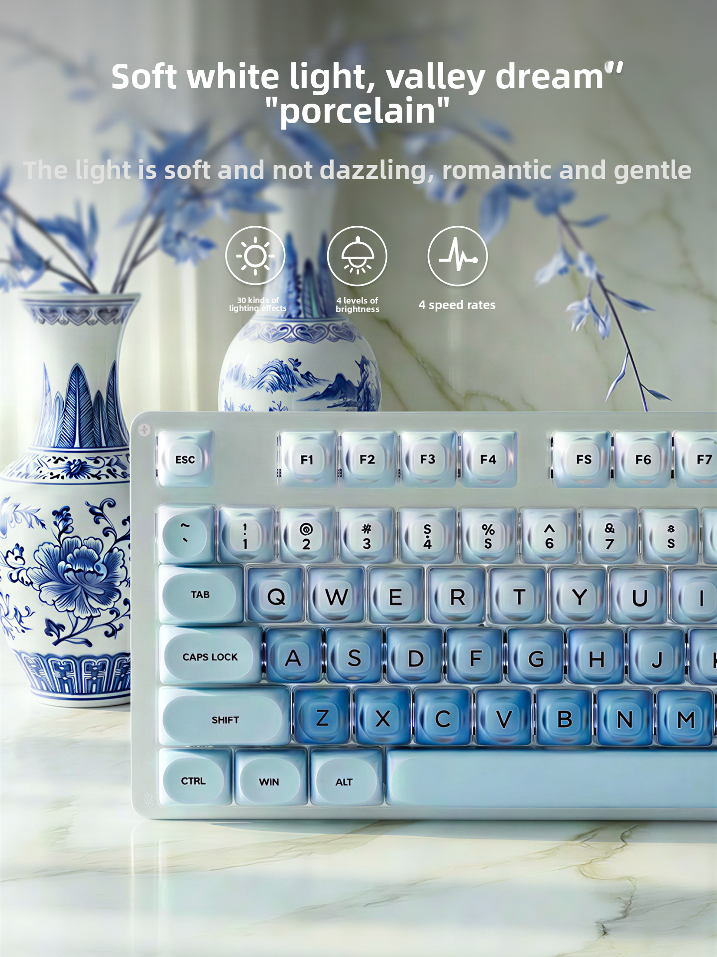 Forerunner Mechanical Keyboard with Blue Backlight