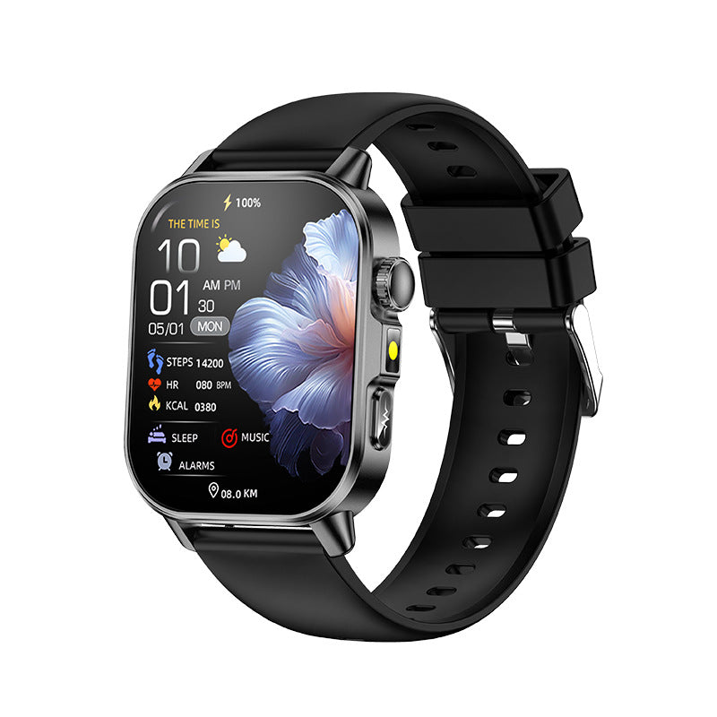 Smart Watch AMOLED Ultra-Retina Screen with Bluetooth Calling and AI-Powered algorithms for personalized health data analysis.