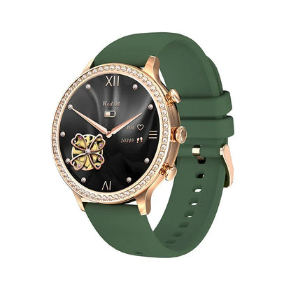 Smart Wristwatch with Health Tracking | 1.32-Inch Round Display, Bluetooth Connectivity, Heart Rate, Blood Pressure, Blood Oxygen Monitoring, Waterproof, Up to 7 Days Battery - ZeeTec Store