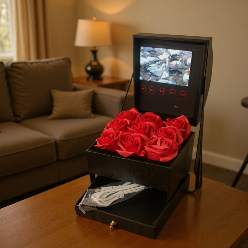 Dual Size Digital Photo Frame with Video Playback