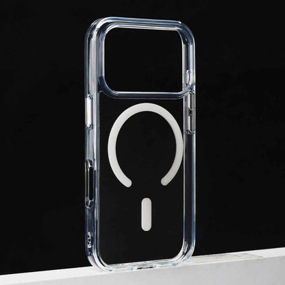 Magnetic Transparent Phone Case with AI Camera Button