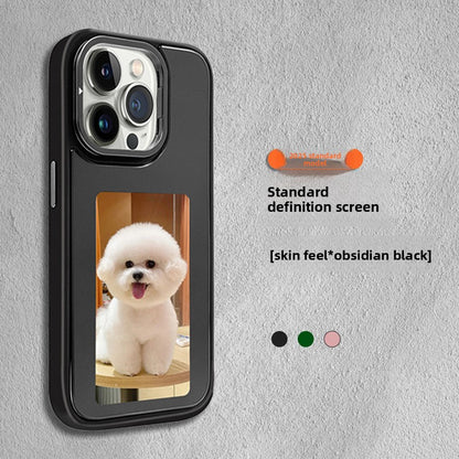 E-ink Screen Phone Case with Selfie Projector