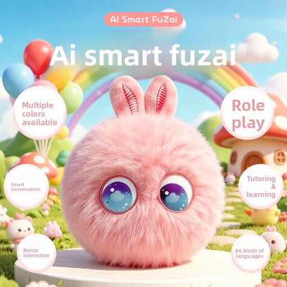 AI Interactive Plush Learning Companion AI Interaction Conversation