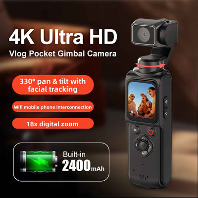 4K Pocket camera Face Track Gimbal Stabilizer