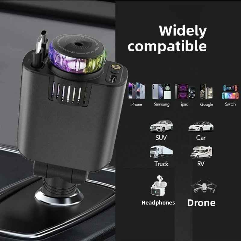 Five-in-one car aromatherapy charger