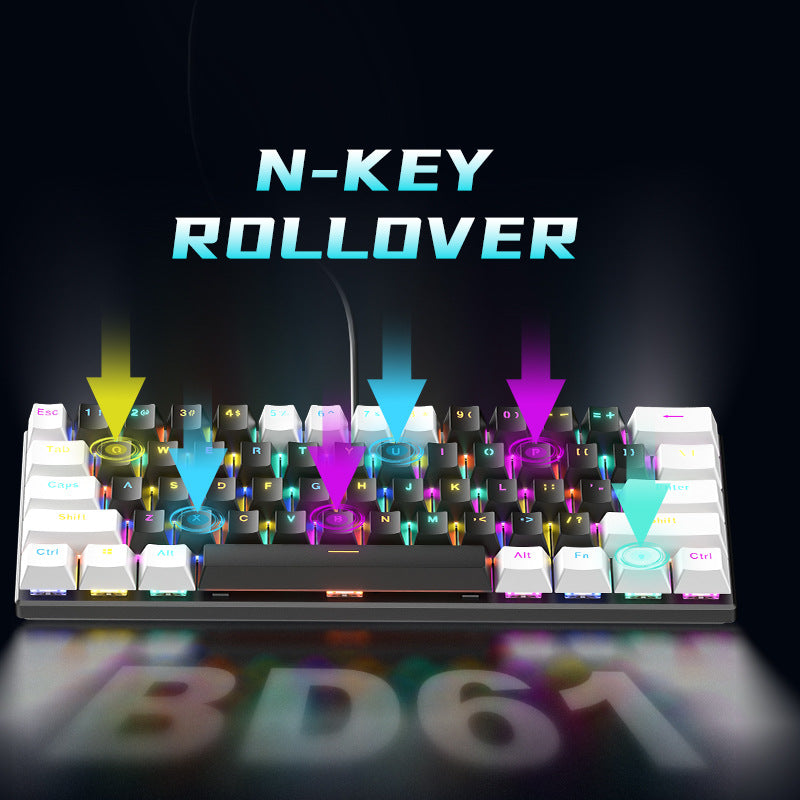 BD61 RGB Mechanical Gaming Keyboard - Hot-Swappable Wired Performance