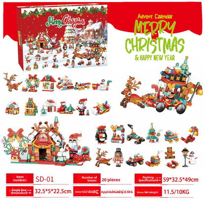 Christmas DIY Building Blocks Set Festive Gifts
