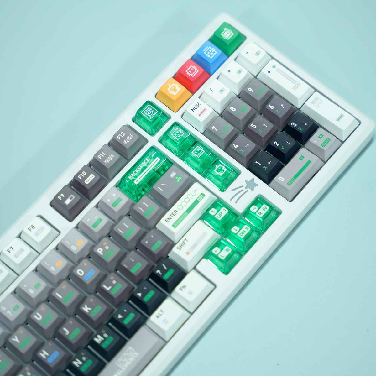Epomaker Galaxy 100 Mechanical Keyboard Hot-swappable Switch 104 Keys