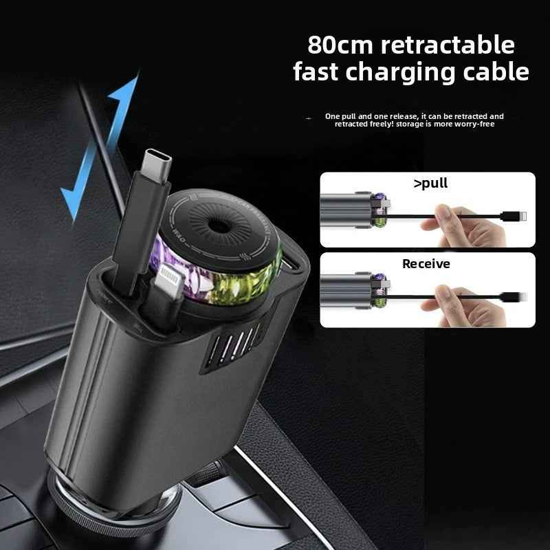 Five-in-one car aromatherapy charger