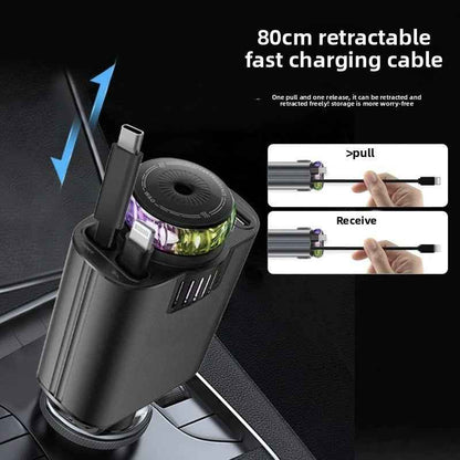 Five-in-one car aromatherapy charger
