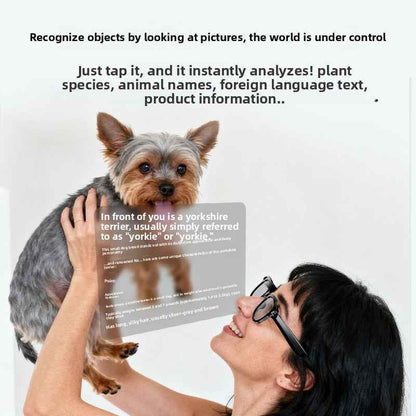 Smart AI Translation Glasses with Touch Control and HD Camera