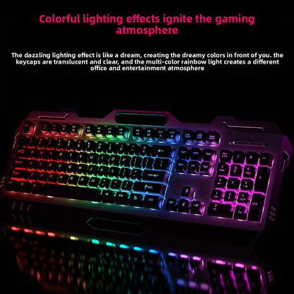 Mechanical Feel Wired Keyboard with Backlight