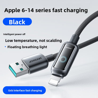 Smart Power-Off Fast Charging Cable with Indicator Light