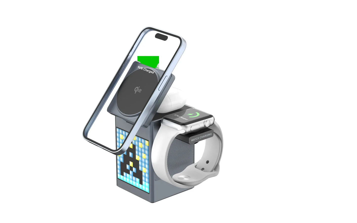 Wireless Charging Bluetooth Speaker with Magnetic Suction - ZeeTec Store