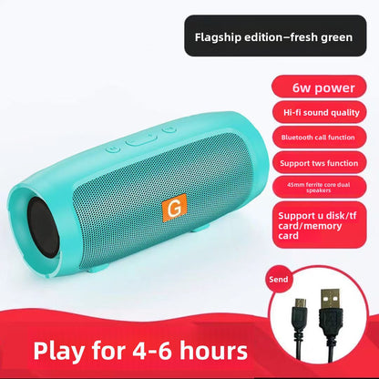 Portable Bluetooth Speaker 10W with Enhanced Bass