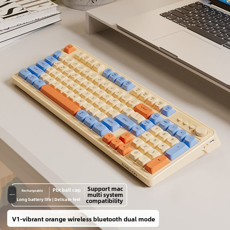 Wireless Keyboard Mouse Backlight Mechanical Feel