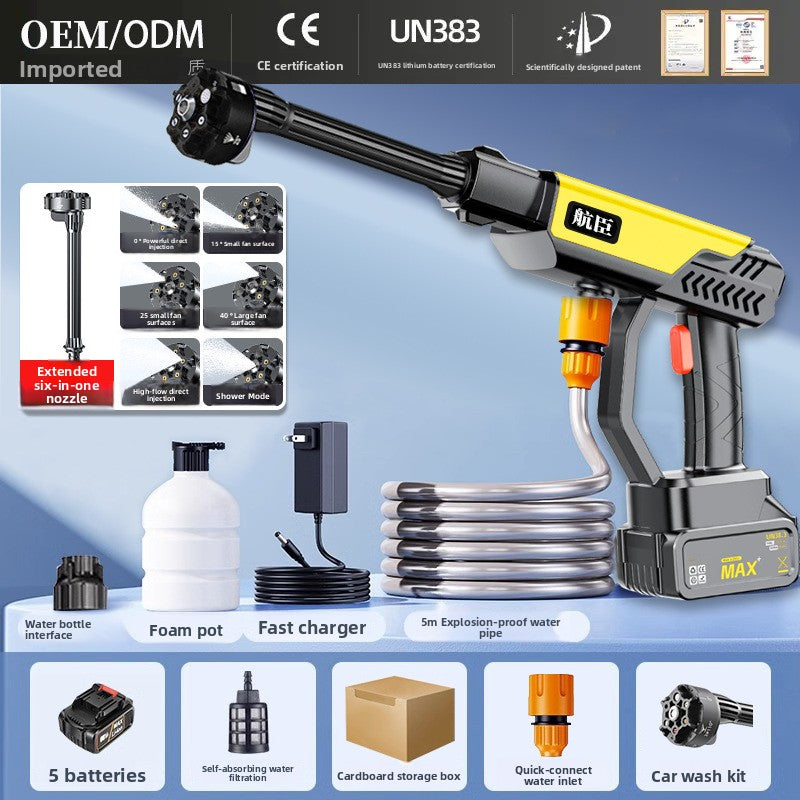 Wireless Lithium Battery Pressure Washer for Car