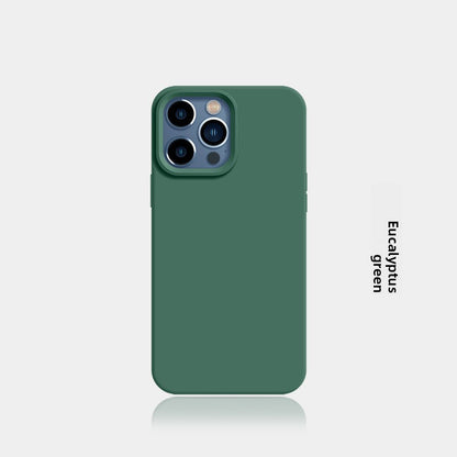 New Liquid Silicone Solid-Color Phone Case Shockproof