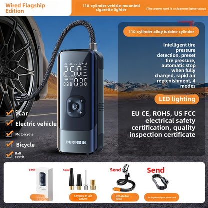 Portable Wireless Car Tire Inflator with Digital Display