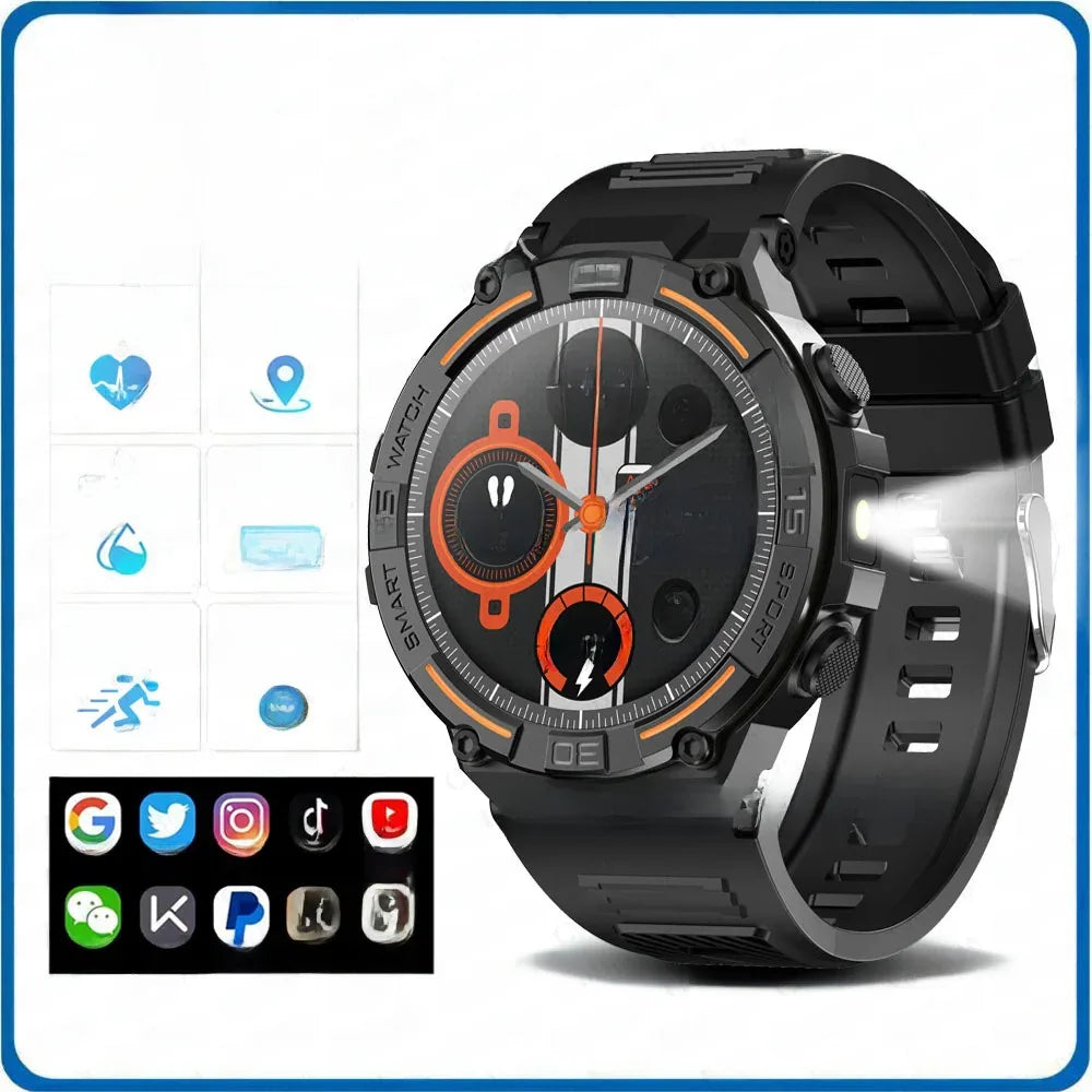 Bluetooth Smart Watch with Advanced Features and Health Tracking - ZeeTec Store