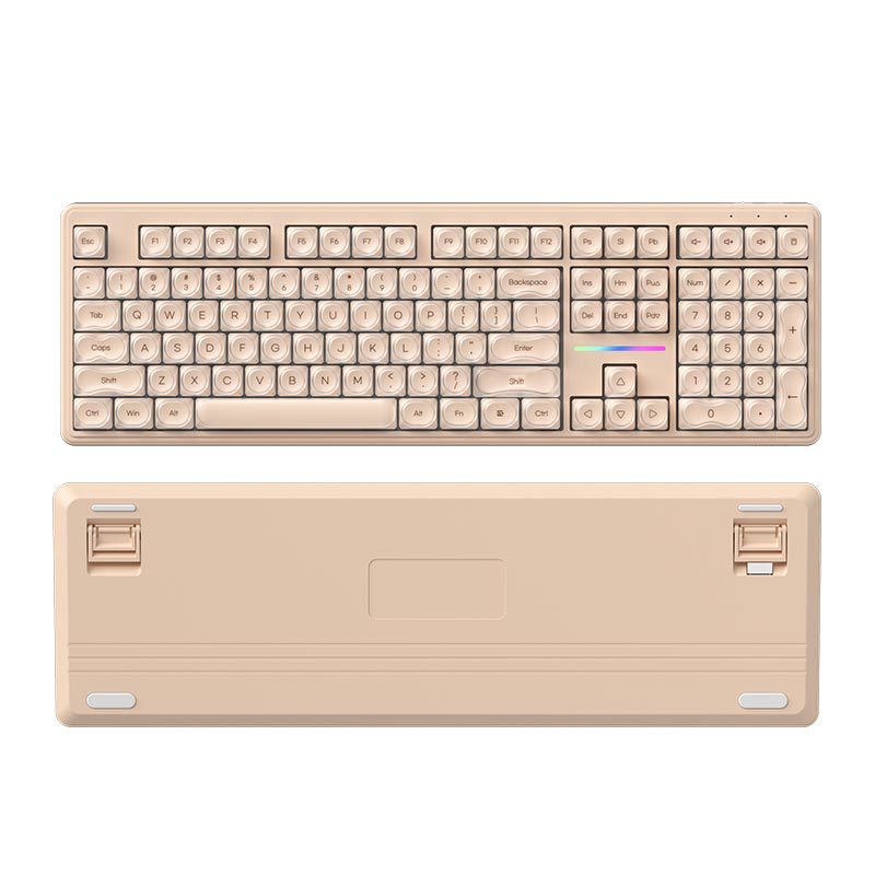 Furycube IP108 Mechanical Feel Wireless Keyboard with RGB Backlight