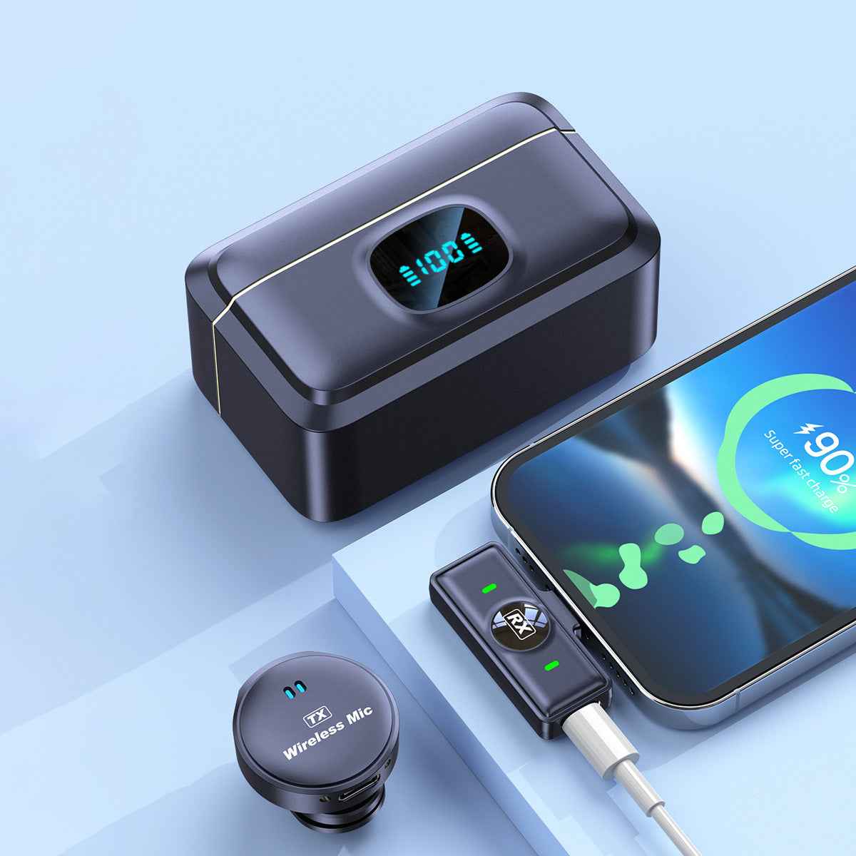 Wireless Lavalier Microphone with Noise Reduction