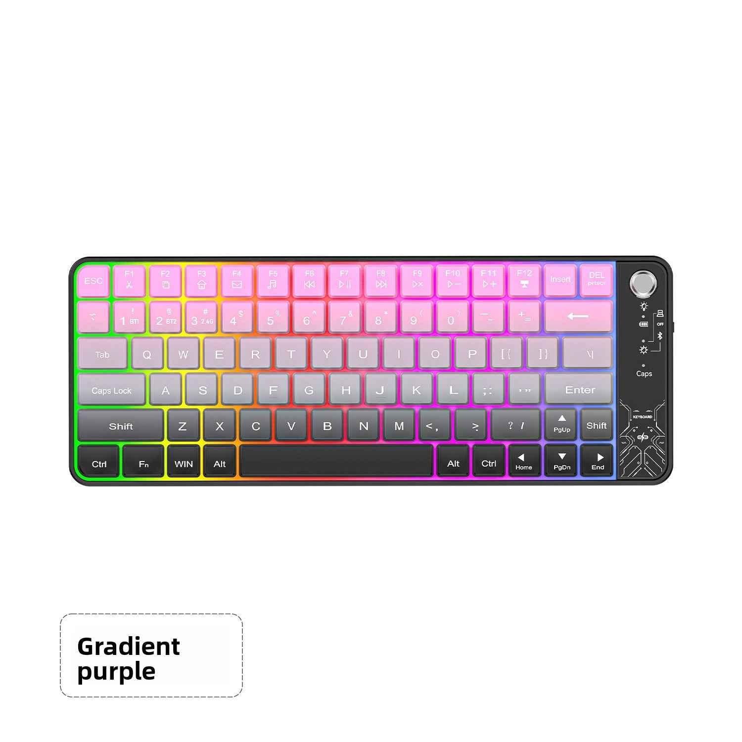 Wireless keyboard RGB Backlight 79 Keys