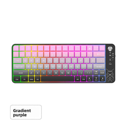 Wireless keyboard RGB Backlight 79 Keys