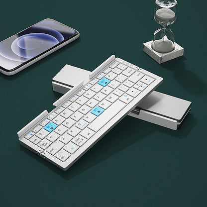 Wireless Portable Foldable Keyboard Compatible with mobile phones and tablets. Easy typing on the go