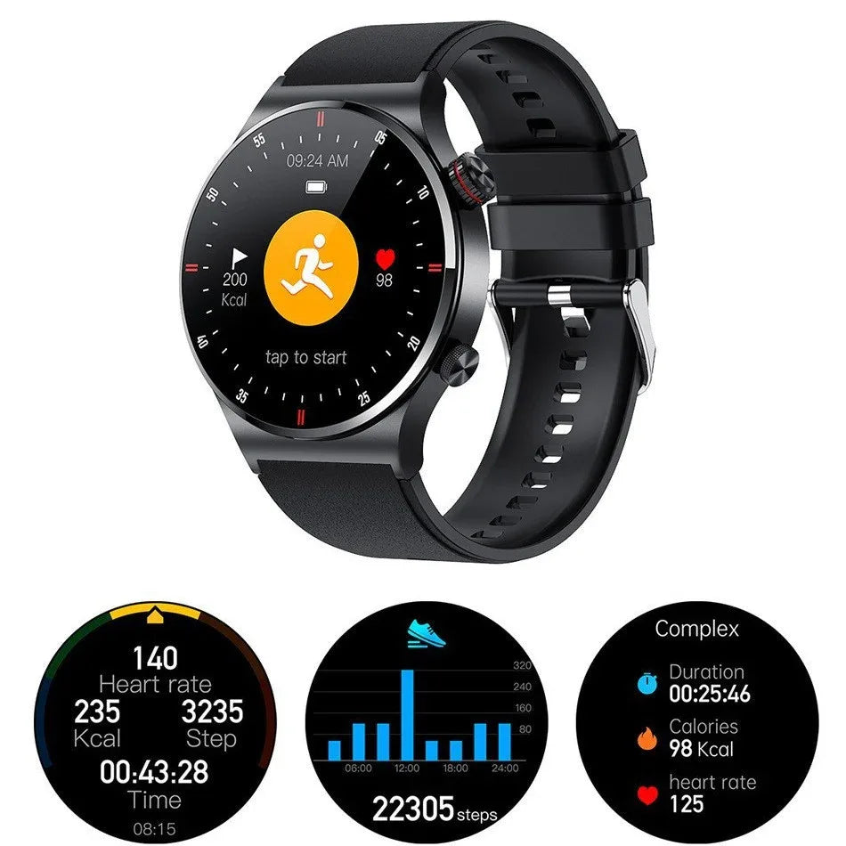 Bluetooth Smart Watch with Health Monitoring,1.28” IPS Full Touch Screen,Bluetooth Calling| Remote Camera Control|Step counting|activity tracking|heart rate|blood pressure|blood oxygen|sleep,Battery Up to 7 days - ZeeTec Store