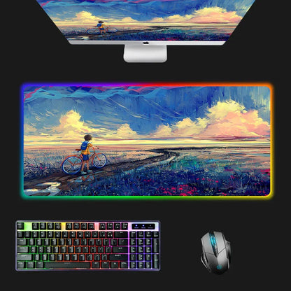 RGB Gaming Mouse Pad with LED Lighting for Enhanced Gameplay - ZeeTec Store