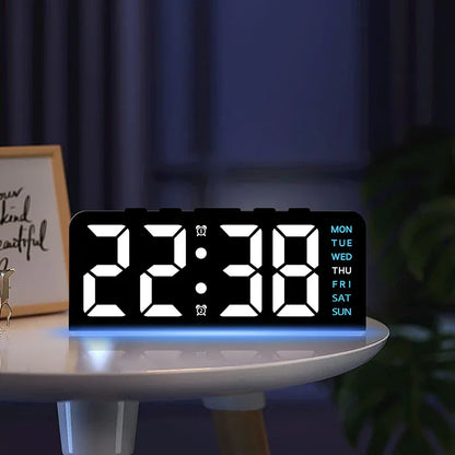 LED Digital Alarm Clock with Date Display - Stylish and Functional Timekeeping - ZeeTec Store