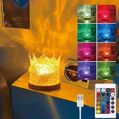 16-color ocean light wave desk lamp