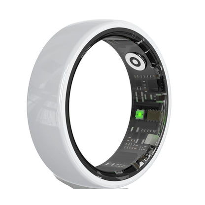Ceramic Health Monitoring Smart Ring Bluetooth Gesture Control