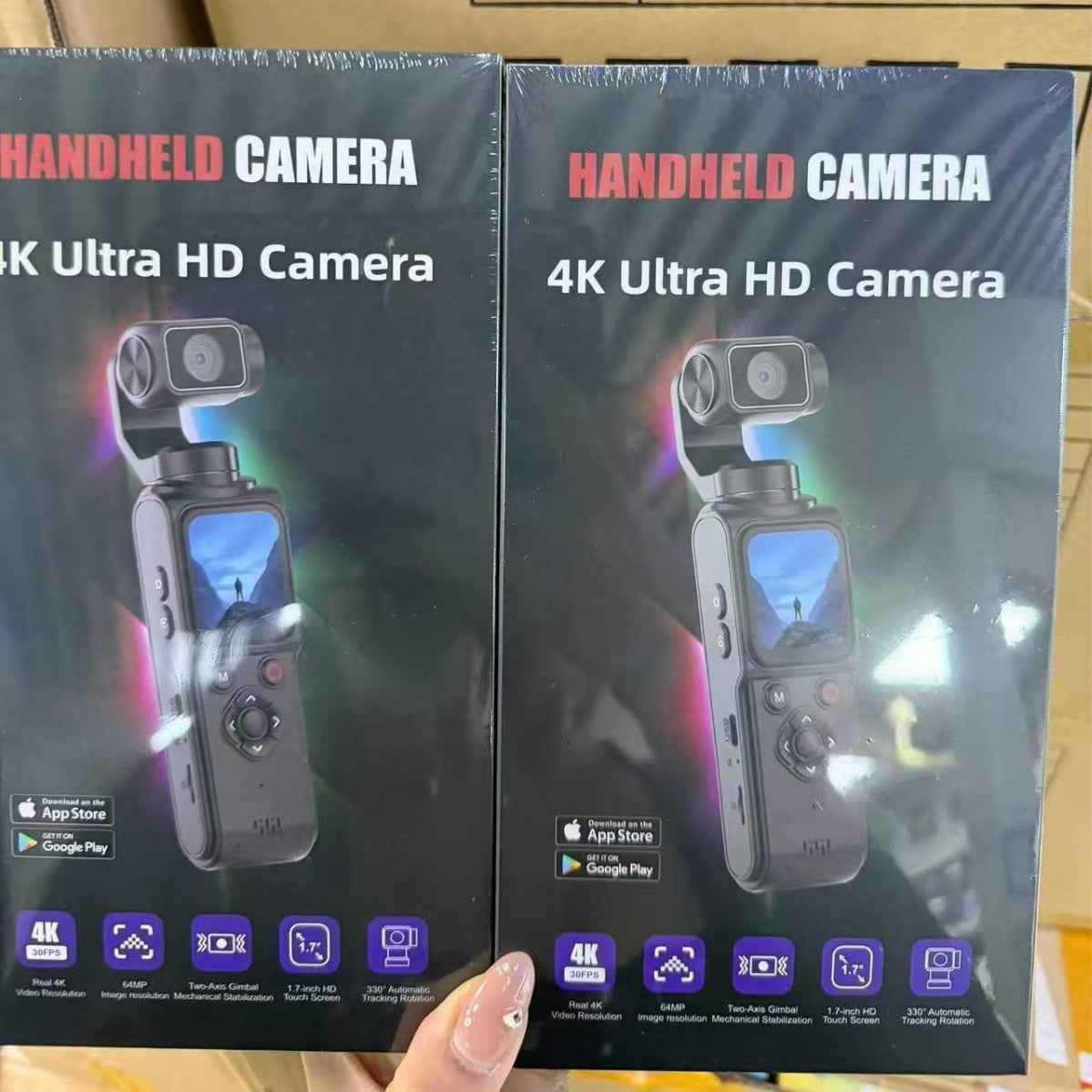 Handheld 4K Sports Camera with Gimbal