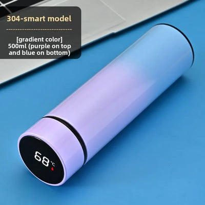 Smart Temperature Display Thermos Cup - Stainless Steel for Perfect Beverage Enjoyment - ZeeTec Store