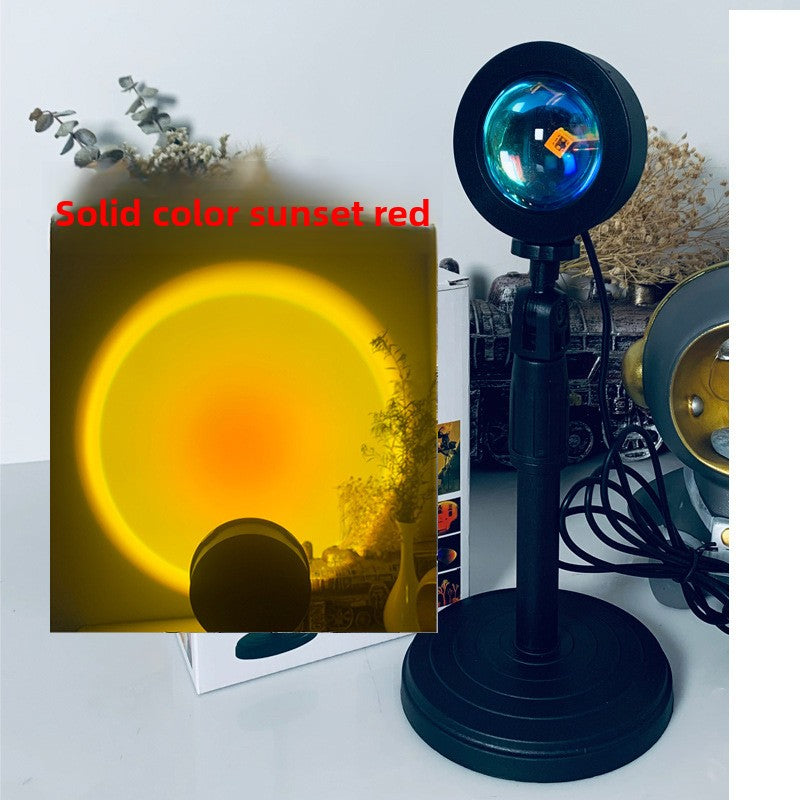 Sunset atmosphere, sunset projection photo light