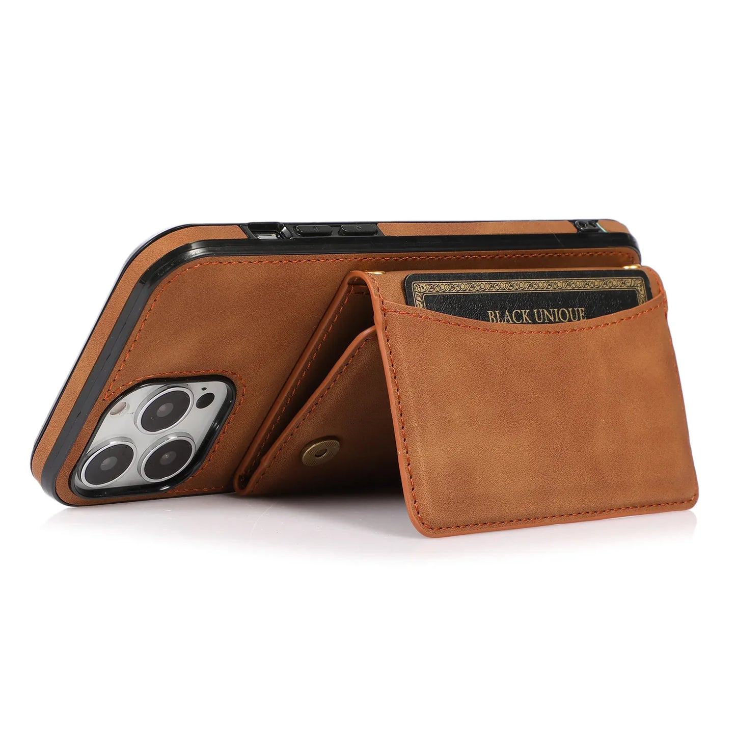 Wallet Style Leather Phone Case - ZeeTec Store