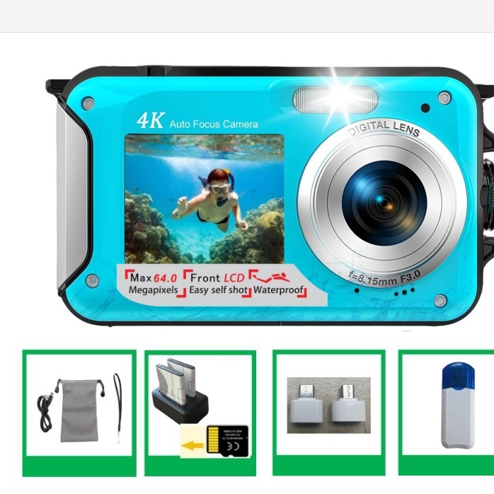 Waterproof Dual Screen Digital Camera