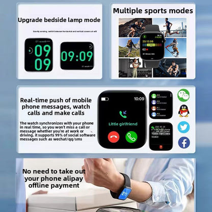 smart watch, IPS Screen, Bluetooth Calling, Multi-Functional,  Smart Notifications, NFC Payment, Long Battery Life 7-14 days, Durable Design