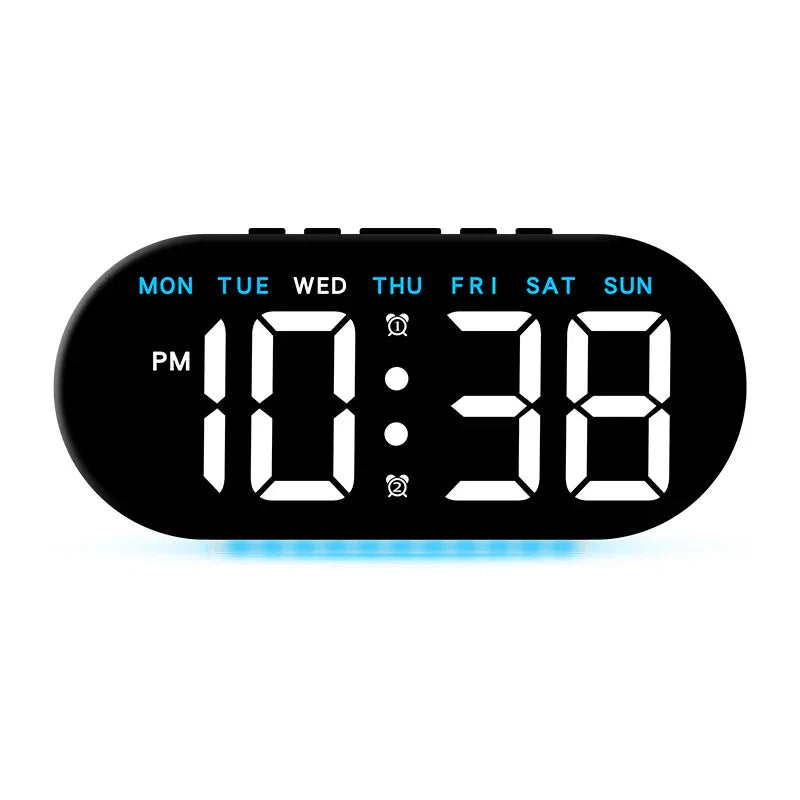 LED Digital Alarm Clock with Date Display - Stylish and Functional Timekeeping - ZeeTec Store