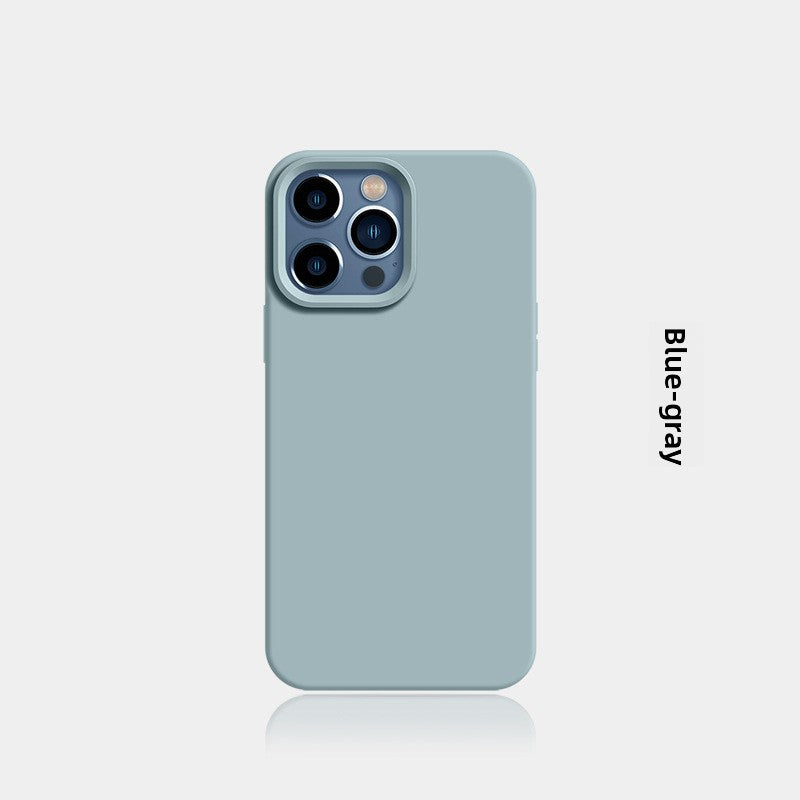 New Liquid Silicone Solid-Color Phone Case Shockproof
