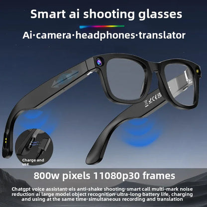 AI Intelligent Glasses with 8MP Camera, Advanced AI Integration, and Multifunctional Design - ZeeTec Store