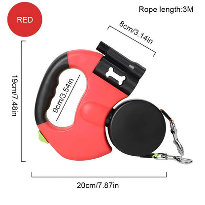 Automatic Retractable Dual Pet Leash
