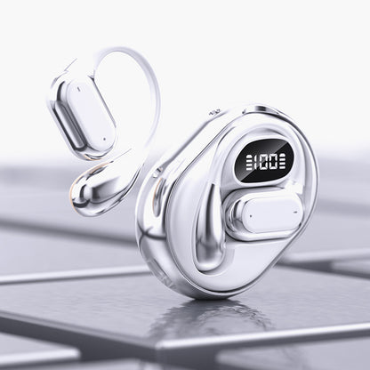 Bluetooth Headset Wireless, Digital display screen, Ear-hook design, Voice control, Long battery life