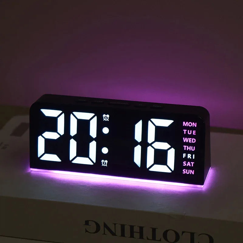 LED Digital Alarm Clock with Date Display - Stylish and Functional Timekeeping - ZeeTec Store