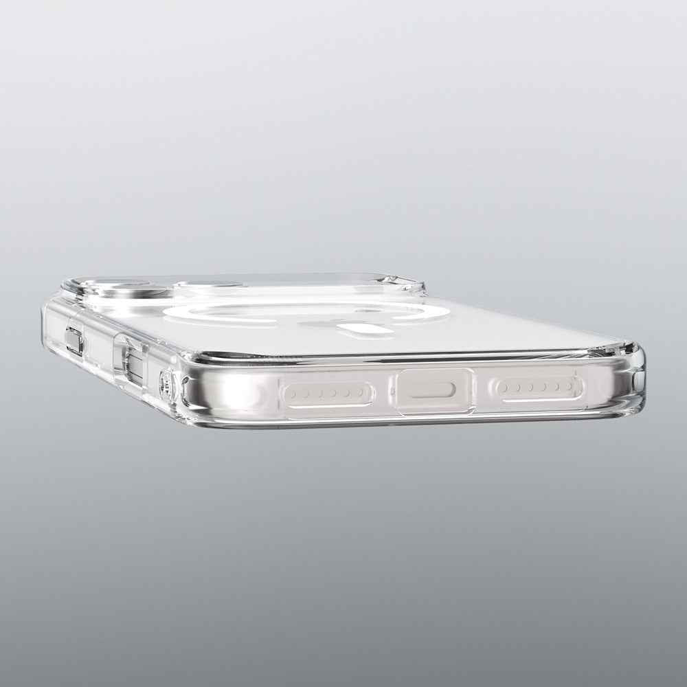 Magnetic Transparent Phone Case with AI Camera Button