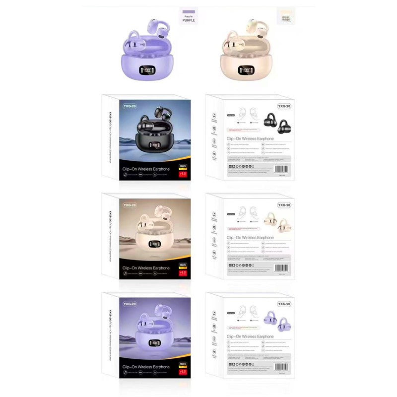 AI Translation Bluetooth Sports Ear Clips Headset